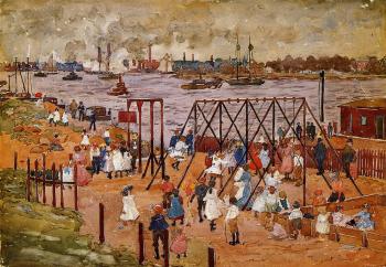 Maurice Brazil Prendergast : The East River